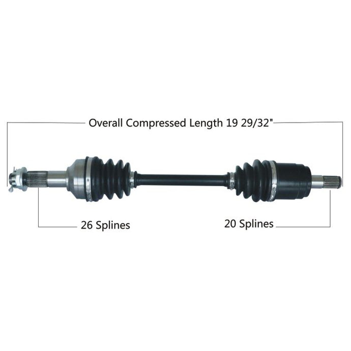 TYTANEUM OE REPLACEMENT CV AXLE HONDA FRONT RIGHT