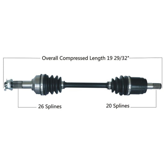 TYTANEUM OE REPLACEMENT CV AXLE HONDA FRONT RIGHT