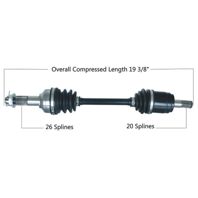 TYTANEUM OE REPLACEMENT CV AXLE HONDA FRONT LEFT