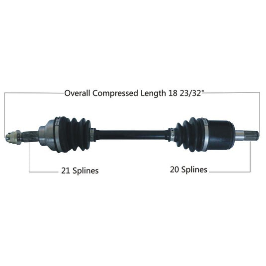 TYTANEUM OE REPLACEMENT CV AXLE HONDA FRONT RIGHT