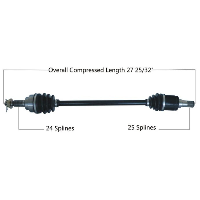 TYTANEUM OE REPLACEMENT CV AXLE HONDA FRONT LEFT