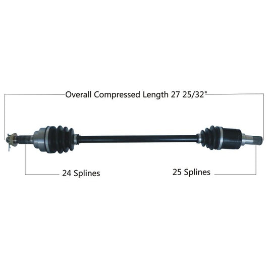 TYTANEUM OE REPLACEMENT CV AXLE HONDA FRONT LEFT