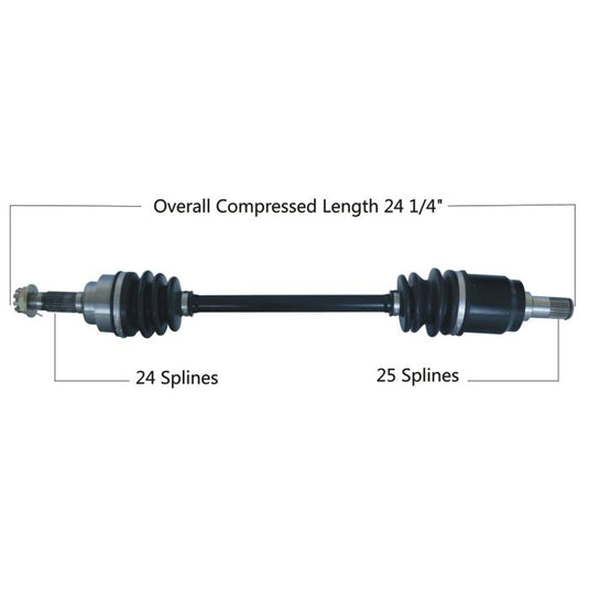 TYTANEUM OE REPLACEMENT CV AXLE HONDA REAR LEFT
