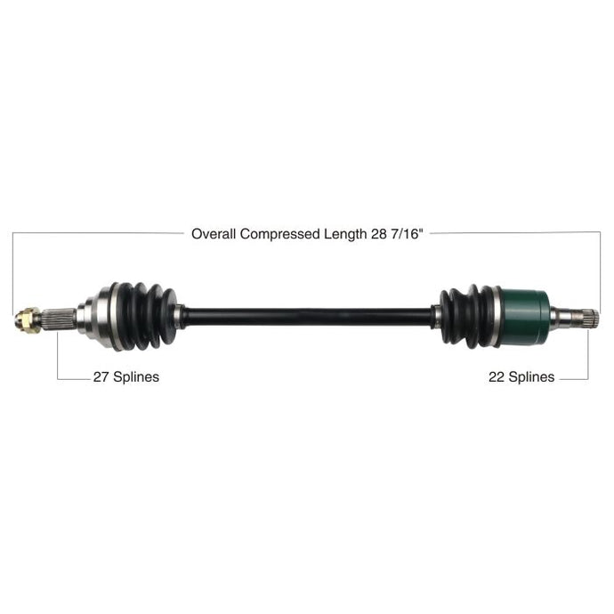 TYTANEUM OE REPLACEMENT CV AXLE JOHN DEERE FRONT LEFT