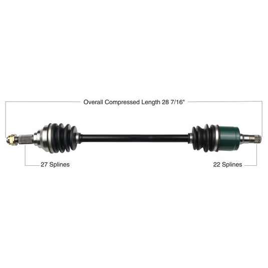 TYTANEUM OE REPLACEMENT CV AXLE JOHN DEERE FRONT LEFT