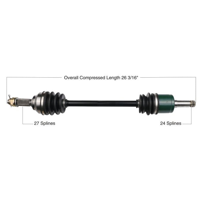 TYTANEUM OE REPLACEMENT CV AXLE JOHN DEERE FRONT LEFT