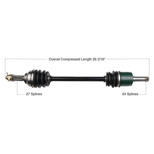 TYTANEUM OE REPLACEMENT CV AXLE JOHN DEERE FRONT LEFT