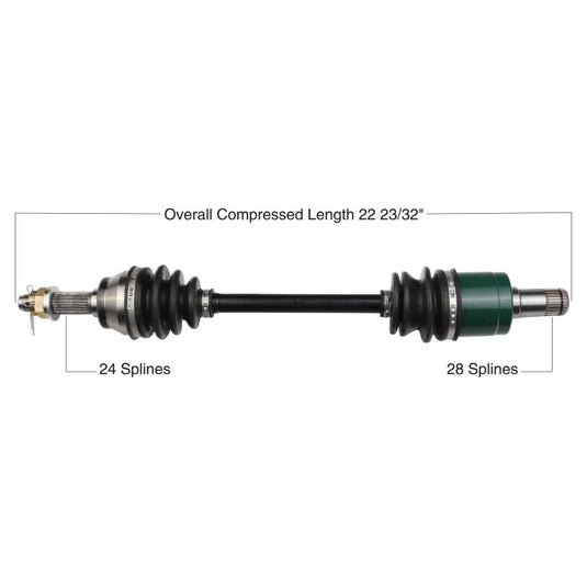 TYTANEUM OE REPLACEMENT CV AXLE JOHN DEERE REAR LEFT
