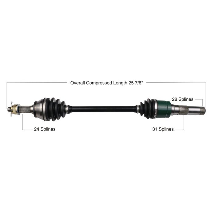 TYTANEUM OE REPLACEMENT CV AXLE JOHN DEERE REAR RIGHT