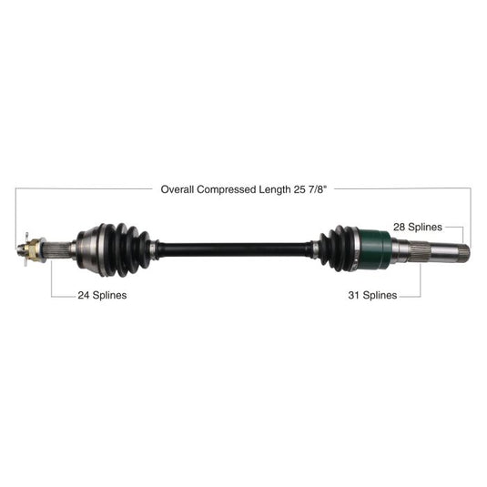 TYTANEUM OE REPLACEMENT CV AXLE JOHN DEERE REAR RIGHT