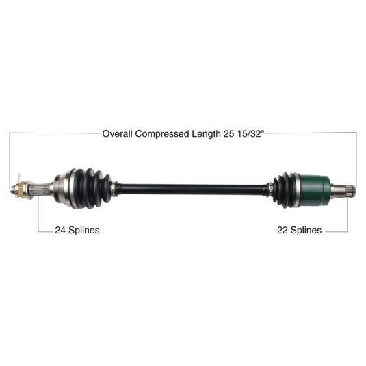 TYTANEUM OE REPLACEMENT CV AXLE JOHN DEERE FRONT LEFT / RIGHT