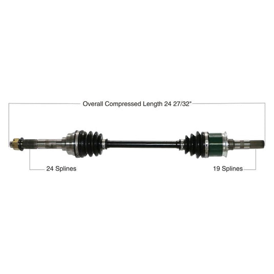 TYTANEUM OE REPLACEMENT CV AXLE KAWASAKI FRONT LEFT / RIGHT