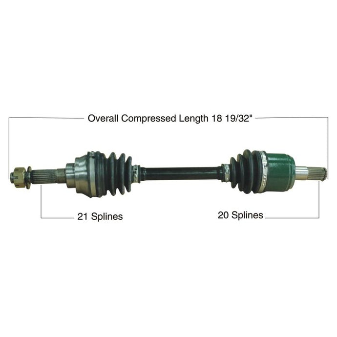 TYTANEUM OE REPLACEMENT CV AXLE KAWASAKI FRONT LEFT / RIGHT
