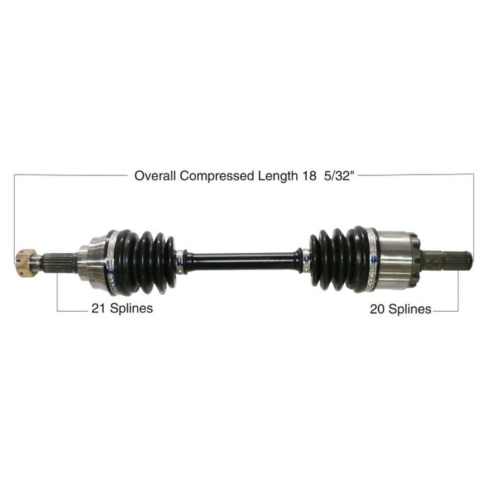 TYTANEUM OE REPLACEMENT CV AXLE KAWASAKI FRONT LEFT
