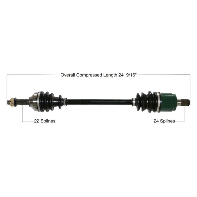 TYTANEUM OE REPLACEMENT CV AXLE KAWASAKI FRONT LEFT / RIGHT