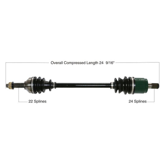 TYTANEUM OE REPLACEMENT CV AXLE KAWASAKI FRONT LEFT / RIGHT