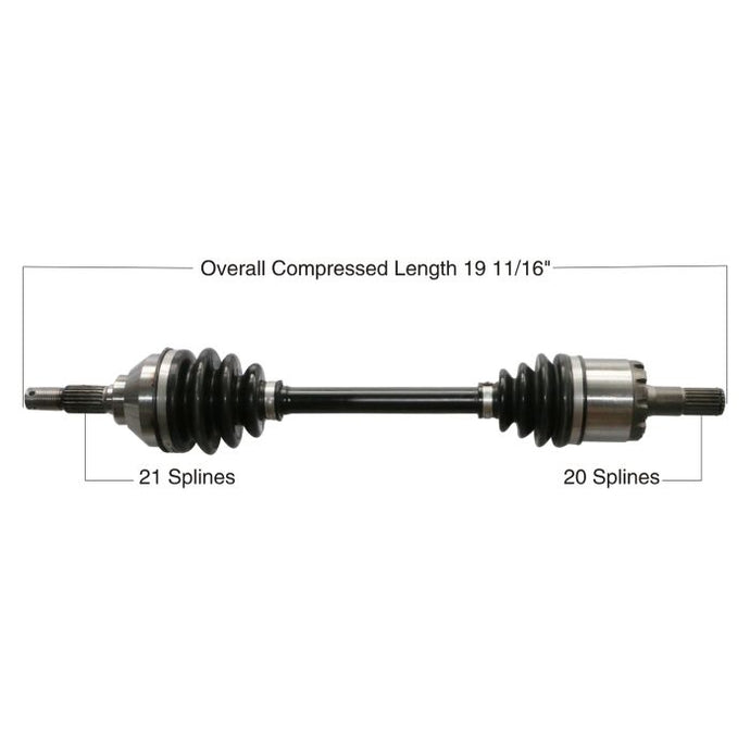 TYTANEUM OE REPLACEMENT CV AXLE KAWASAKI FRONT LEFT
