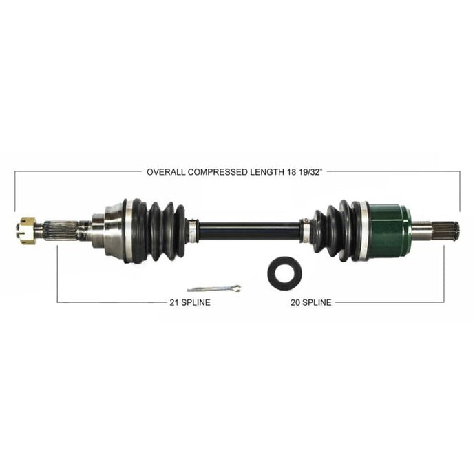 TYTANEUM OE REPLACEMENT CV AXLE KAWASAKI FRONT LEFT / RIGHT