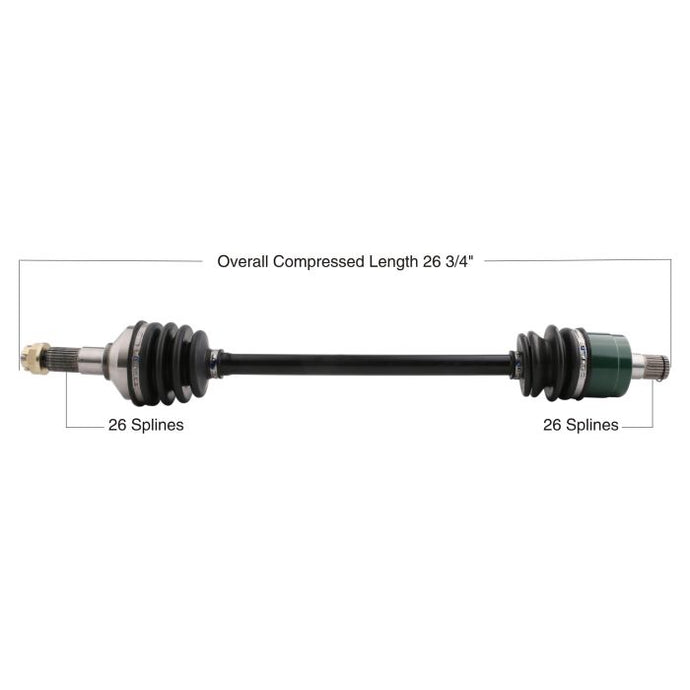 TYTANEUM OE REPLACEMENT CV AXLE KAWASAKI FRONT RIGHT