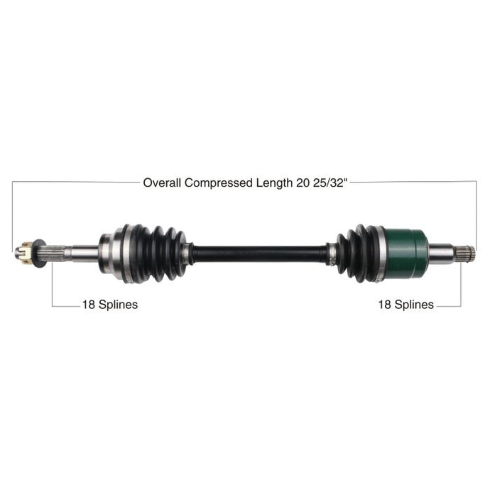 TYTANEUM OE REPLACEMENT CV AXLE KUBOTA FRONT LEFT / RIGHT