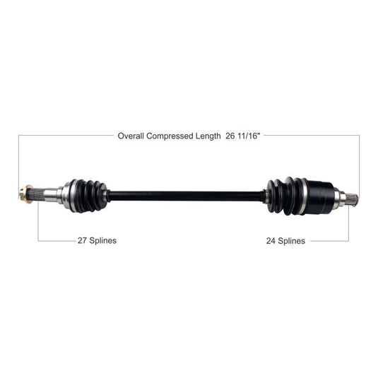 TYTANEUM OE REPLACEMENT CV AXLE KYMCO FRONT RIGHT