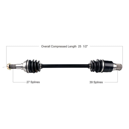 TYTANEUM OE REPLACEMENT CV AXLE KYMCO REAR LEFT