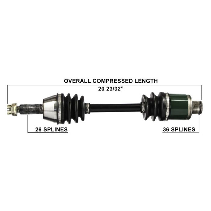 TYTANEUM OE REPLACEMENT CV AXLE POLARIS REAR LEFT / RIGHT