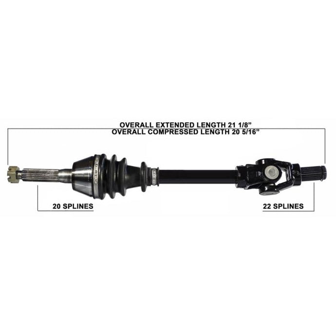 TYTANEUM OE REPLACEMENT CV AXLE POLARIS FRONT LEFT / RIGHT