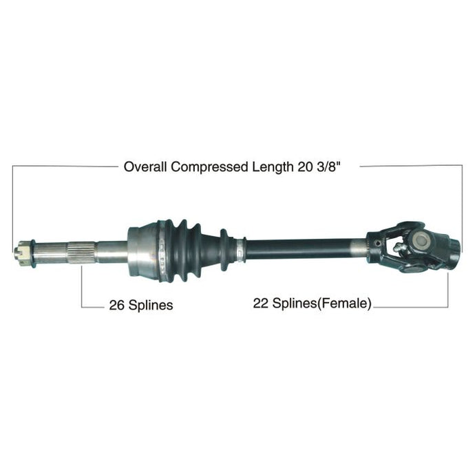 TYTANEUM OE REPLACEMENT CV AXLE POLARIS FRONT LEFT / RIGHT