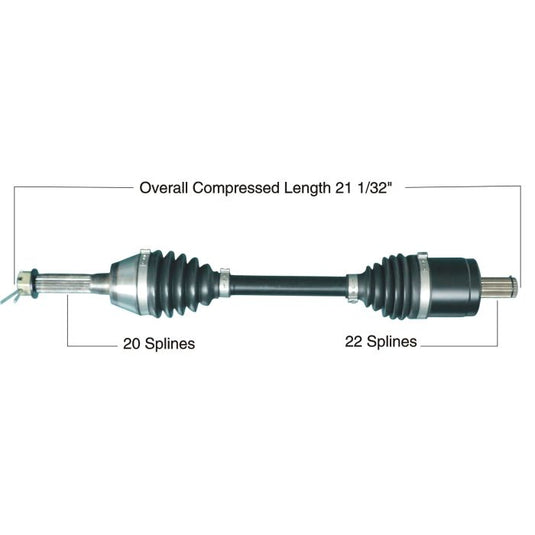 TYTANEUM OE REPLACEMENT CV AXLE POLARIS FRONT LEFT / RIGHT