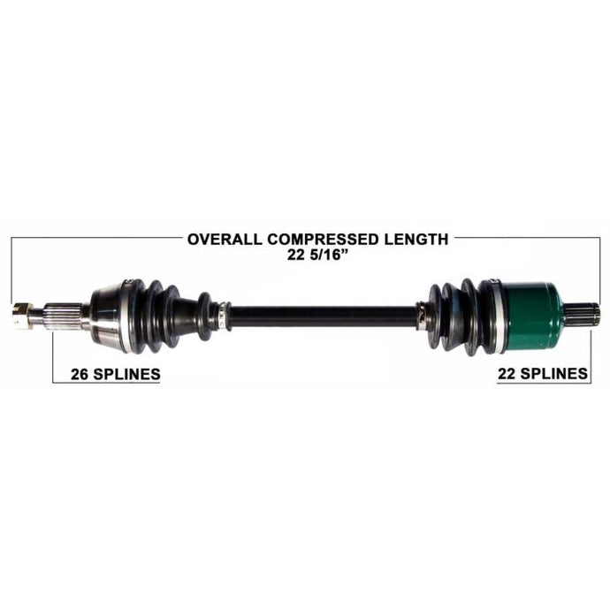 TYTANEUM OE REPLACEMENT CV AXLE POLARIS FRONT LEFT / RIGHT