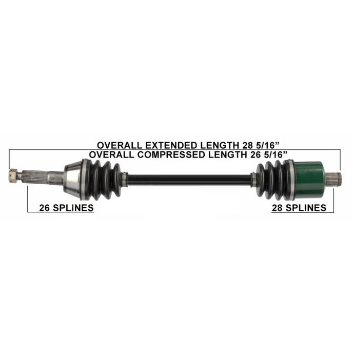TYTANEUM OE REPLACEMENT CV AXLE POLARIS REAR LEFT / RIGHT