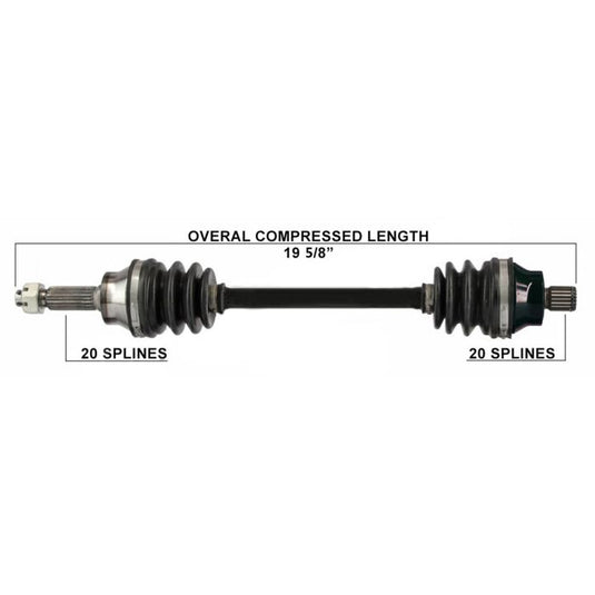 TYTANEUM OE REPLACEMENT CV AXLE POLARIS REAR LEFT / RIGHT