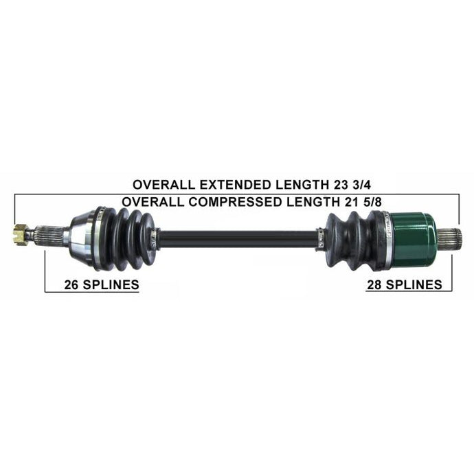 TYTANEUM OE REPLACEMENT CV AXLE POLARIS REAR LEFT / RIGHT