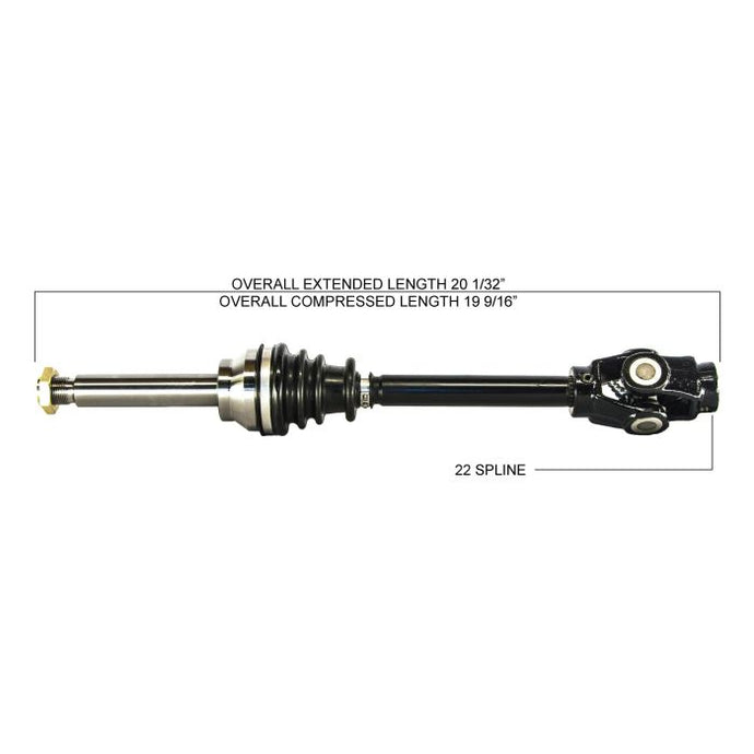 TYTANEUM OE REPLACEMENT CV AXLE POLARIS FRONT LEFT / RIGHT