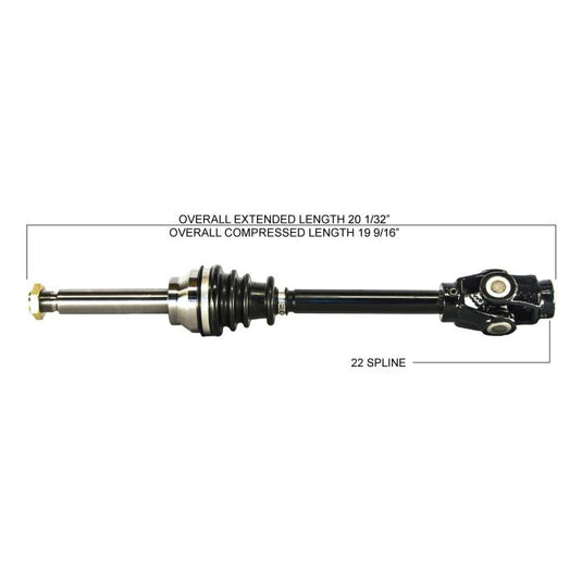 TYTANEUM OE REPLACEMENT CV AXLE POLARIS FRONT LEFT / RIGHT