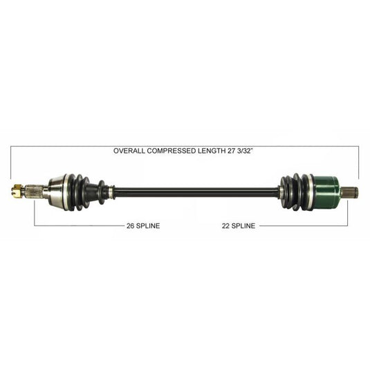 TYTANEUM OE REPLACEMENT CV AXLE POLARIS FRONT LEFT / RIGHT