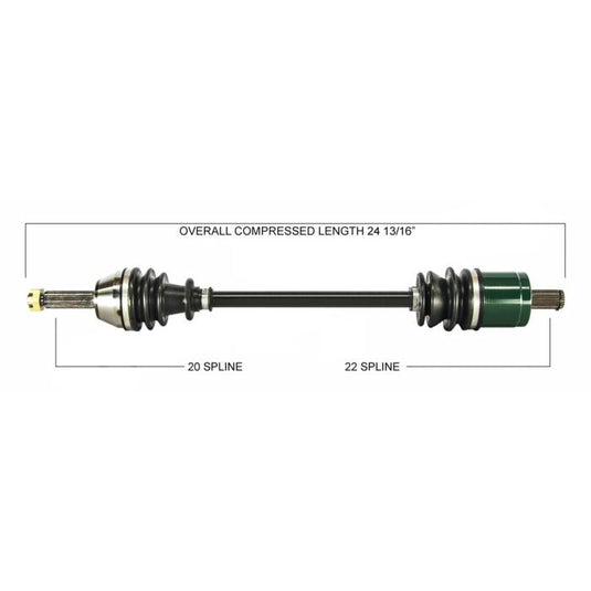 TYTANEUM OE REPLACEMENT CV AXLE POLARIS FRONT LEFT / RIGHT