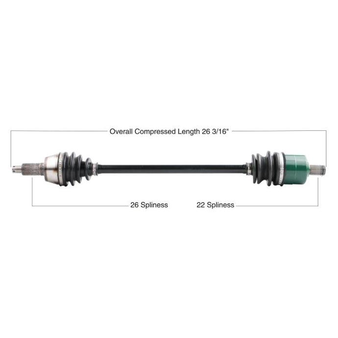 TYTANEUM OE REPLACEMENT CV AXLE POLARIS FRONT LEFT / RIGHT