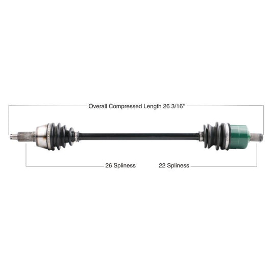 TYTANEUM OE REPLACEMENT CV AXLE POLARIS FRONT LEFT / RIGHT