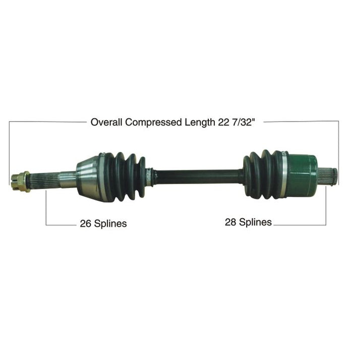 TYTANEUM OE REPLACEMENT CV AXLE POLARIS REAR LEFT / RIGHT