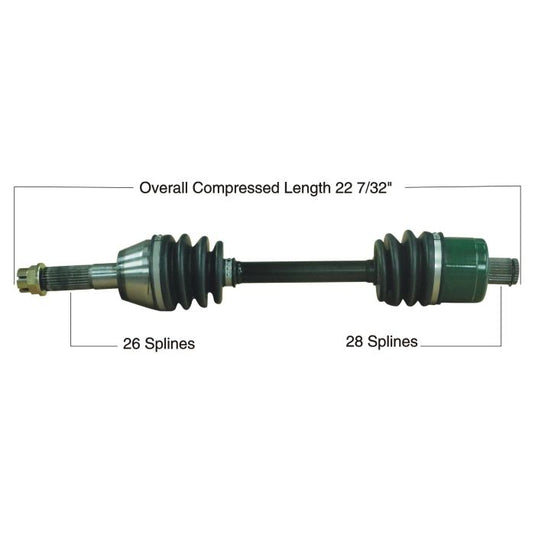 TYTANEUM OE REPLACEMENT CV AXLE POLARIS REAR LEFT / RIGHT