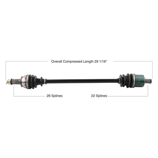 TYTANEUM OE REPLACEMENT CV AXLE POLARIS FRONT LEFT / RIGHT