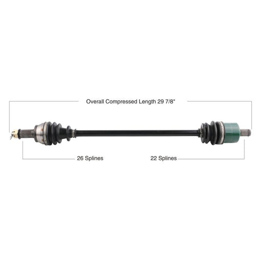 TYTANEUM OE REPLACEMENT CV AXLE POLARIS FRONT LEFT / RIGHT