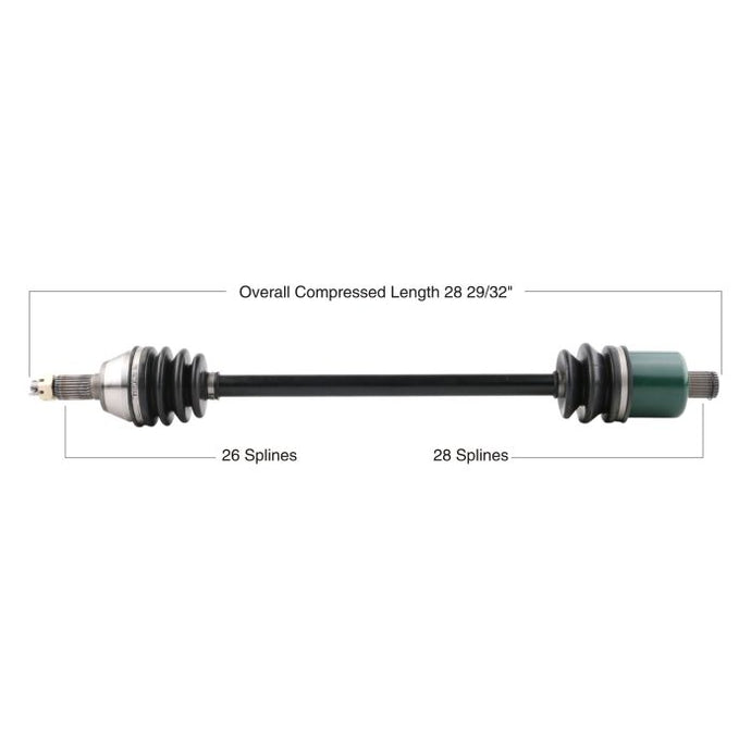 TYTANEUM OE REPLACEMENT CV AXLE POLARIS REAR LEFT / RIGHT