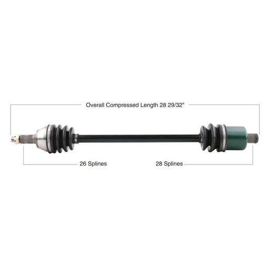 TYTANEUM OE REPLACEMENT CV AXLE POLARIS REAR LEFT / RIGHT