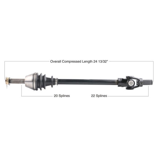TYTANEUM OE REPLACEMENT CV AXLE POLARIS FRONT LEFT / RIGHT