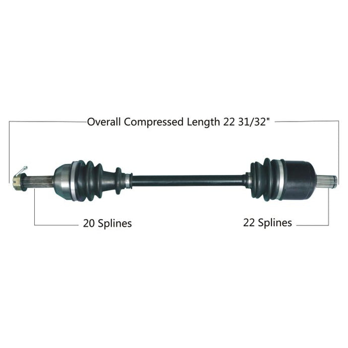 TYTANEUM OE REPLACEMENT CV AXLE POLARIS FRONT LEFT / RIGHT