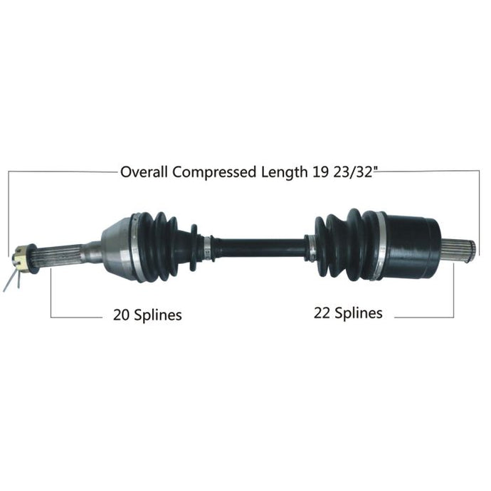 TYTANEUM OE REPLACEMENT CV AXLE POLARIS FRONT LEFT / RIGHT