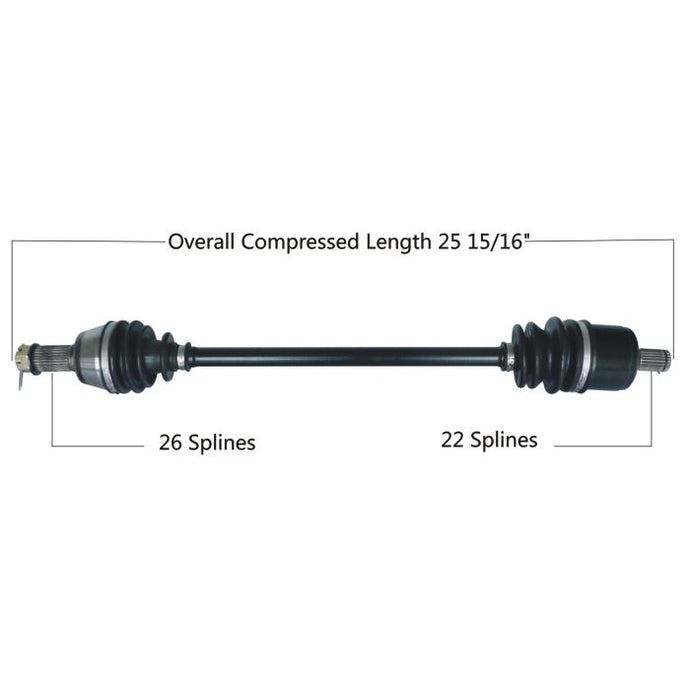 TYTANEUM OE REPLACEMENT CV AXLE POLARIS FRONT LEFT / RIGHT
